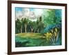 Small Village II-Elizabeth Medley-Framed Art Print