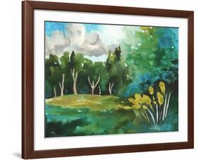 Small Village II-Elizabeth Medley-Framed Art Print