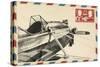 Small Vintage Airmail I-Ethan Harper-Stretched Canvas