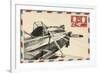 Small Vintage Airmail I-Ethan Harper-Framed Art Print