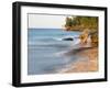 Small Waterfall along the Edge of Miner's Beach at Lake Superior in Pictured Rocks National Seashor-Julianne Eggers-Framed Photographic Print