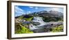 Small waterfall in Mjoifjordur, Iceland-null-Framed Photographic Print