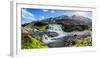 Small waterfall in Mjoifjordur, Iceland-null-Framed Photographic Print