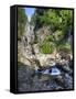 Small Waterfall, Mount Rainier National Park, Washington, USA-Tom Norring-Framed Stretched Canvas