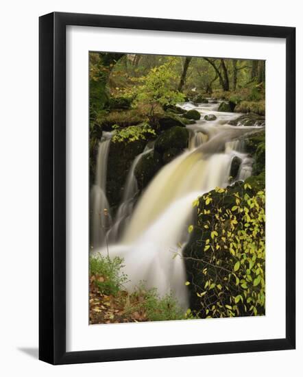 Small Waterfall on Aira River, Ullswater, Cumbria, England, United Kingdom, Europe-Pearl Bucknall-Framed Photographic Print