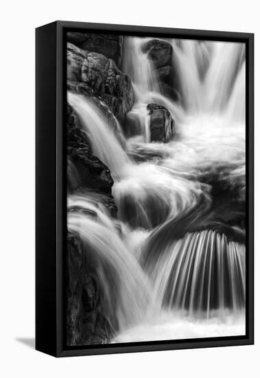 Small Waterfall on Swift River Near Rocky Gorge, White Mountain National Forest, New Hampshire-Judith Zimmerman-Framed Stretched Canvas