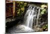 Small Waterfall (Rocks, Gate) Art Poster Print-null-Mounted Poster