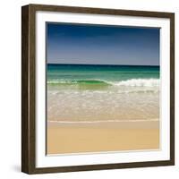 Small Wave, Los Lances Beach, Tarifa, Andalucia, Spain, Europe-Giles Bracher-Framed Photographic Print