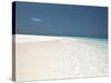 Small Waves at Seashore, Wide View of Sea-null-Stretched Canvas