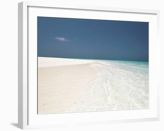 Small Waves at Seashore, Wide View of Sea-null-Framed Photographic Print