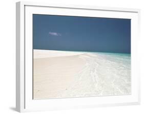 Small Waves at Seashore, Wide View of Sea-null-Framed Photographic Print