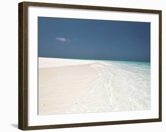 Small Waves at Seashore, Wide View of Sea-null-Framed Photographic Print