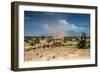 Small Whirlwind with Donkey-nok3709001-Framed Photographic Print