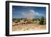 Small Whirlwind with Donkey-nok3709001-Framed Photographic Print