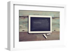 Small Wooden Framed Blackboard-tashka2000-Framed Photographic Print