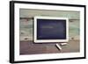 Small Wooden Framed Blackboard-tashka2000-Framed Photographic Print