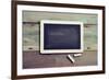 Small Wooden Framed Blackboard-tashka2000-Framed Photographic Print