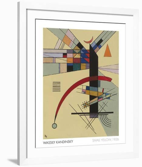 Small Yellow, 1926-Wassily Kandinsky-Framed Art Print