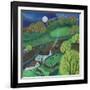 Smallholding, 2014, (Acrylic Inks on Paper)-Lisa Graa Jensen-Framed Giclee Print