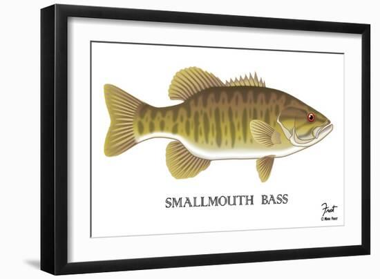 Smallmouth Bass-Mark Frost-Framed Giclee Print