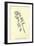 Smalltoothcombia Domestica-Edward Lear-Framed Giclee Print