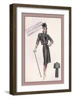 Smart Bolero Suit-null-Framed Art Print