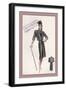 Smart Bolero Suit-null-Framed Art Print