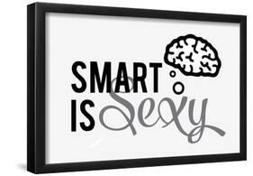 Smart is sexy-IFLScience-Framed Poster