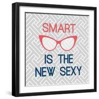 Smart Is The New Sexy-Bella Dos Santos-Framed Art Print