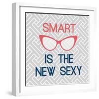 Smart Is The New Sexy-Bella Dos Santos-Framed Art Print