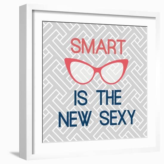 Smart Is The New Sexy-Bella Dos Santos-Framed Art Print