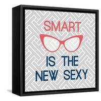 Smart Is The New Sexy-Bella Dos Santos-Framed Stretched Canvas