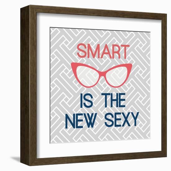 Smart Is The New Sexy-Bella Dos Santos-Framed Art Print