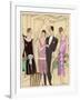 Smart Party Guests-null-Framed Art Print