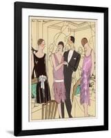 Smart Party Guests-null-Framed Art Print