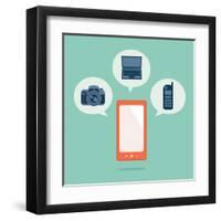 Smart Phone-kibsri-Framed Art Print