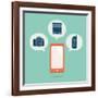 Smart Phone-kibsri-Framed Art Print