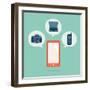 Smart Phone-kibsri-Framed Art Print