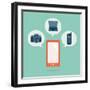 Smart Phone-kibsri-Framed Art Print