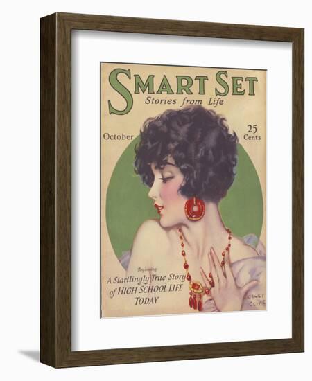 Smart Set, Womens Portraits Magazine, USA, 1927-null-Framed Giclee Print