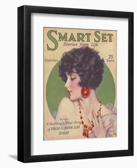 Smart Set, Womens Portraits Magazine, USA, 1927-null-Framed Giclee Print