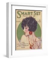 Smart Set, Womens Portraits Magazine, USA, 1927-null-Framed Giclee Print