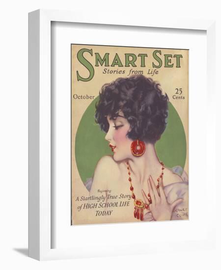 Smart Set, Womens Portraits Magazine, USA, 1927-null-Framed Giclee Print