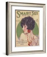 Smart Set, Womens Portraits Magazine, USA, 1927-null-Framed Giclee Print