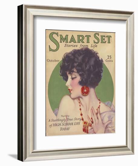 Smart Set, Womens Portraits Magazine, USA, 1927-null-Framed Giclee Print