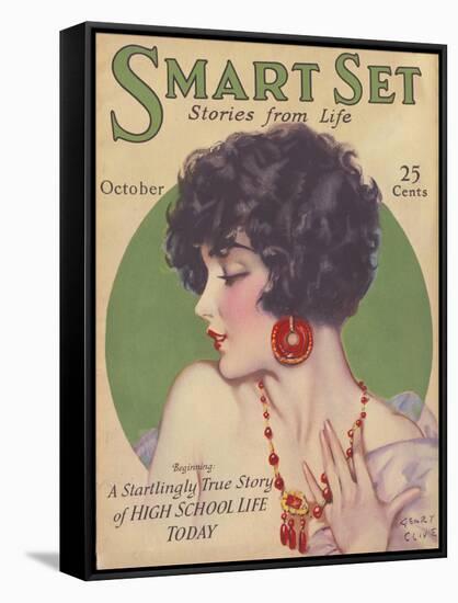 Smart Set, Womens Portraits Magazine, USA, 1927-null-Framed Stretched Canvas