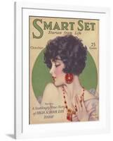 Smart Set, Womens Portraits Magazine, USA, 1927-null-Framed Giclee Print