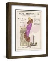 Smart Winter Coat by Aine- Montaille of the Place Vendome-null-Framed Photographic Print