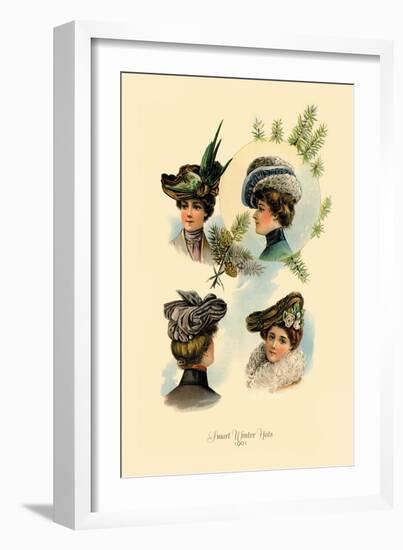 Smart Winter Hats-null-Framed Art Print