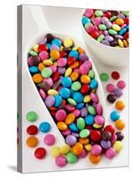 Smarties in Scoop and Small Bowl-null-Stretched Canvas